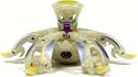 Bakugan B3 New Vestroia Bakuneon Loose Single Figure WHITE PEARL FREEZER 740G