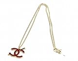 【並行輸入】シャネル CHANEL ネックレス A42019 Y02343 Z0074 ゴールド/レッド シャネル ペンダント