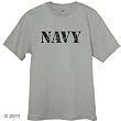 Distressed Navy Novelty T Shirt