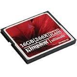 Kingston Ultimate 16 GB 266x CompactFlash Memory Card CF/16GB-U2