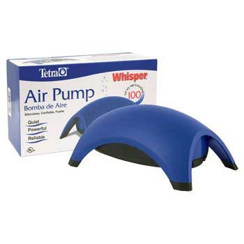 Whisper Air Pump For Aquariums - Blue