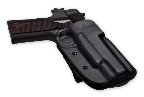 Blade-Tech OWB Holster, Tanfoglio Limited Custom,Black,Right Hand,D/OS Adjustable Sting Ray Loop