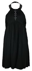 Ruched Backless Beaded Halter Polyester/Rayon Little Black Dress 
