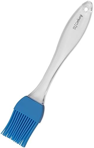 DLJ Cooking Brush Basting Silicone Pastry Brush Baking BBQ Grill Barbecue Brush Bakeware Oil Brush Cooking Tool Kitchen Utensil Heat Resistant Cookware, Blue