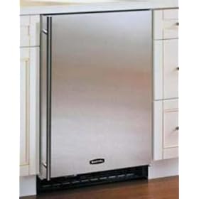 Marvel: 61ARMWWOR 24'' Built-in All-Refrigerator with 6.1 cu. ft. Capacity, 2 Adjustable Tempered Gl