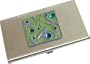 Green Gem Leaf Business Card Holder / Case