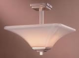 Minka Lavery Lights 1816-84 Semi-Flush Light - Brushed Nickel Agilis Contemporary Indoor Lighting