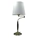 Verilux Woodbury Full Spectrum Desk and Table Lamp, Antiqued Brass and Cherry Wood