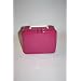 Cerise Pink Lunchbox with White Handle