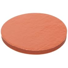 Kimble Kimax 73816-18 PTFE-Faced Red Rubber Flat Disc Septa, 0.060" Red Rubber Thickness, 18mm Diameter (Case of 144)