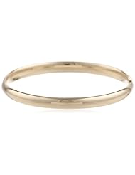 Duragold 14k Yellow Gold Polished Bangle Bracelet (6mm )