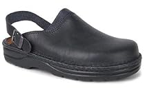 Men's Naot Glacier Sandal in Black Leather