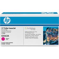 Original HP Color LaserJet CE263A Magenta Print Cartridge in Retail Packaging