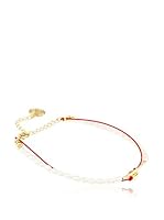MAIOCCI Pulsera Dorado / Rojo