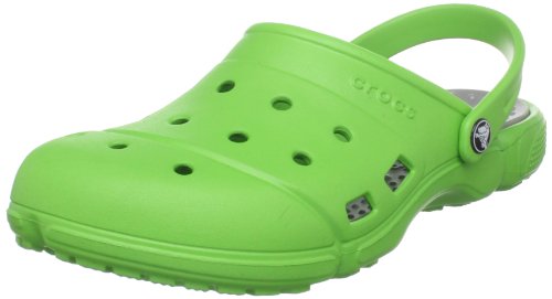 crocs Men's Prepair II Slingback Sandal,Lime/Silver,9 M US