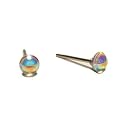 Aurore Boreale Moonstone Swarovski Austrian Crystal Earrings