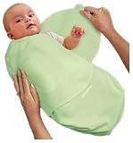 Kiddopotamus & Co Microfleece SwaddleMe® Green - Large