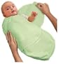 Kiddopotamus & Co Microfleece SwaddleMe� Green - Large
