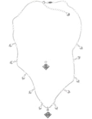 2-D "Bad Hair Day" with Girl on a Czech Glass Pearl Waterfall Necklace [Jewelry]