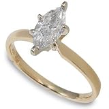 1ctw Certified Marquise Diamond Solitaire