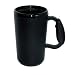 Colored Plastic Mugs - Black - Set of 4