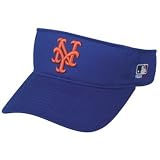 MLB ADULT New York METS Home BLUE VISOR Adjustable Velcro TWILL