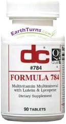 DC Labs - Formula 784 (Multivitamin + Lutein &amp; Lycopene) - 90 Tablets