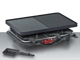 Produkt-Bild: Steba 63 28 00 Gu&szlig;-Raclette und Grillfl&auml;che mit 8 Pf&auml;nnchen, schwarz