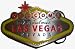 Mens "The Fabulous Las Vegas" Metal Lucky Collection Belt Buckle