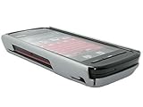 iTALKonline SILVER Clip On Back Shell Case / Cover / Skin with Screen Prote ....