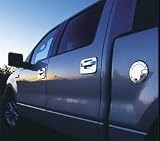 Billet Fuel Doors Aluminum Ring O.D. 7 1/8 in. Door O.D. 5 1/8 in. Chrome Non-Locking
