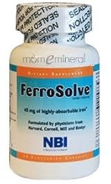 FerroSolve 30 Vegetarian Capsules by Nutritional Biochemistry