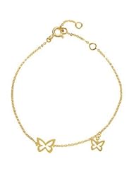 14K Yellow Gold 07.00 Inch Fashion Precious Metal Fash Bracelet