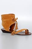 Naughty Monkey The On the Fringe Flat in Tan,Shoes for Women