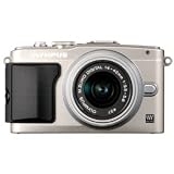 Olympus E-PL5 Mirrorless Digital Camera with 14-42mm f/3.5 II Lens (Silver)
