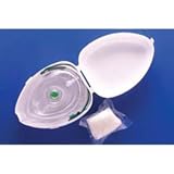 CPR Pocket Mask With Hard Case & One-Way Valve & O2 Inlet