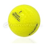 Volvik Control Crystal Yellow 1st Quality Golf Balls (6 Dozen) by