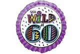 Still Wild at 60 Single Age Balloon Gift