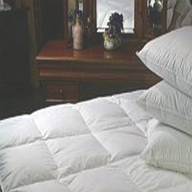 13.5 White Goose Feather Down Duvet / Quilt - DOUBLE Bed Size