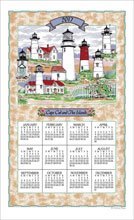 2017 Maine Lighthouses Linen Calendar Towel (F3292)