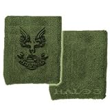 MICROSOFT X-BOX HALO 3 UNSCDF BADGE Military Green Terry Wristband Licensed