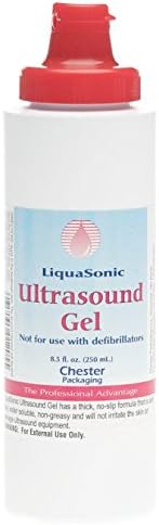 Medline CTR001205 LiquaSonic Latex Free Ultrasound Gel, 8 oz, Blue (Pack of 12)