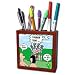 Rich Diesslins Funny Religious Light Cartoons - Adam and Eve - Lock-out at the Garden of Eden - Tile Pen Holders-5 inch tile pen holder