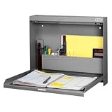 Datum Wallwrite Fold-Up Desk-Non-Locking-Gray