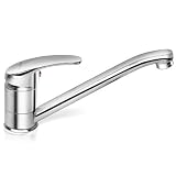 Chrome Single Lever Kitchen Sink Mixer Tap Faucet