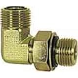 IMPERIAL 99471 FLAT FACE STRAIGHT THREAD O-RING 90ฐ ELBOW FITTING 3/8X3/8(PACK OF 2)