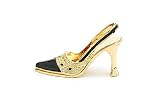 Swarovski Crystal Black High Heel Business Card Holder