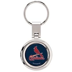St. Louis Cardinals Domed Metal Keychain