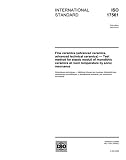 ISO 17561:2002, Fine ceramics (advanced ceramics, advanced technical ceramics) - Test method for elastic moduli of monolithic ceramics at room temperature by sonic resonance