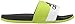 adidas Men's Adilette SC, Semi Solar Slime/Core Black/White, 10